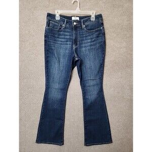 Denizen Levis Mid Rise Totally Shaping Bootcut Jeans Women 12 Short Blue Stretch